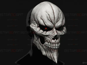 Ainz Ooal Gown Mask - OverLord Cosplay 3D Print Model