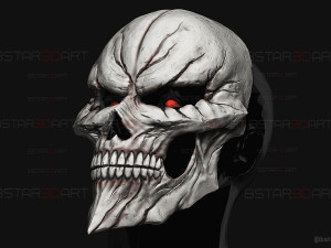 Ainz Ooal Gown Mask - OverLord Cosplay 3D Принт Модель