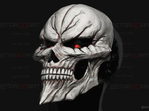 Ainz Ooal Gown Mask - OverLord Cosplay 3D Print Model