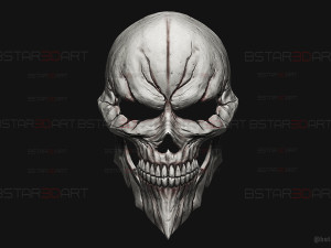 Ainz Ooal Gown Mask - OverLord Cosplay 3D Принт Модель