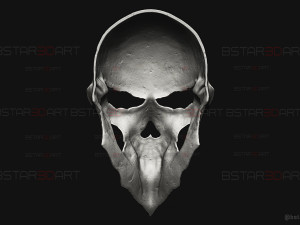 Ainz Ooal Gown Mask - OverLord Cosplay 3D Принт Модель
