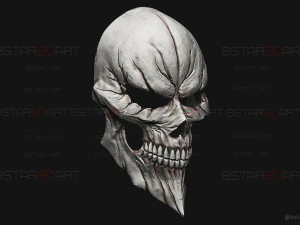 Ainz Ooal Gown Mask - OverLord Cosplay 3D Print Model