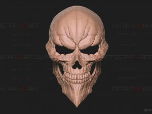 Ainz Ooal Gown Mask - OverLord Cosplay 3D Print Model