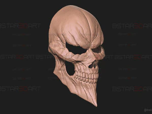 Ainz Ooal Gown Mask - OverLord Cosplay 3D Print Model