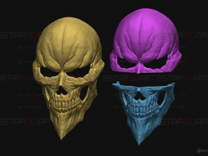 Ainz Ooal Gown Mask - OverLord Cosplay 3D Принт Модель