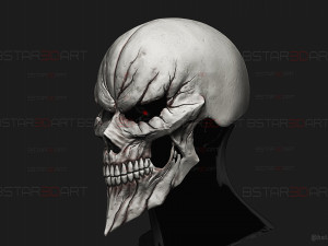 Ainz Ooal Gown Mask - OverLord Cosplay 3Dプリントモデル