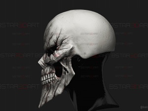 Ainz Ooal Gown Mask - OverLord Cosplay 3Dプリントモデル