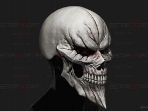 Ainz Ooal Gown Mask - OverLord Cosplay 3Dプリントモデル