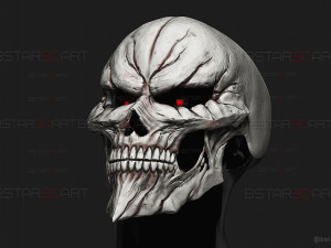 Ainz Ooal Gown Mask - OverLord Cosplay 3Dプリントモデル