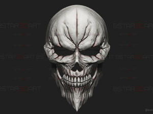 Ainz Ooal Gown Mask - OverLord Cosplay 3Dプリントモデル