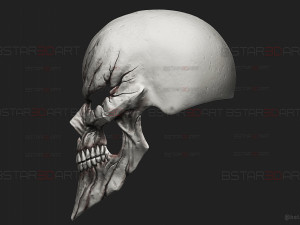 Ainz Ooal Gown Mask - OverLord Cosplay 3Dプリントモデル