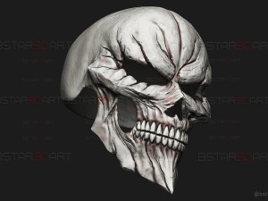 Ainz Ooal Gown Mask - OverLord Cosplay 3Dプリントモデル
