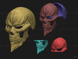 Ainz Ooal Gown Mask - OverLord Cosplay 3Dプリントモデル