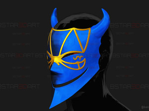 Demiurge Half Mask - OverLord Cosplay 3D-printmodel