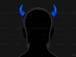 Demiurge Half Mask - OverLord Cosplay 3D-printmodel