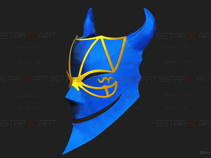 Demiurge Half Mask - OverLord Cosplay 3D-printmodel