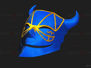 Demiurge Half Mask - OverLord Cosplay 3D-printmodel