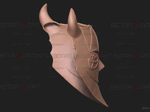 Demiurge Half Mask - OverLord Cosplay 3D-printmodel
