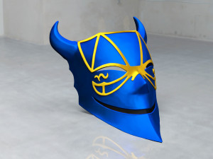 Demiurge Half Mask - OverLord Cosplay 3D-printmodel