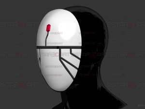 Evileye Half Mask - Overlord Cosplay 3D Print Model