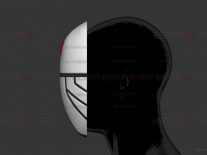 Evileye Half Mask - Overlord Cosplay 3D Print Model