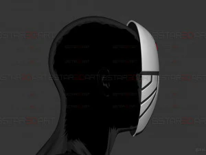 Evileye Half Mask - Overlord Cosplay 3D Print Model