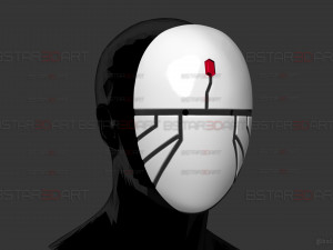 Evileye Half Mask - Overlord Cosplay 3D Print Model