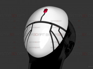 Evileye Half Mask - Overlord Cosplay 3D Print Model
