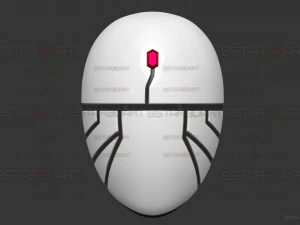Evileye Half Mask - Overlord Cosplay 3D Print Model