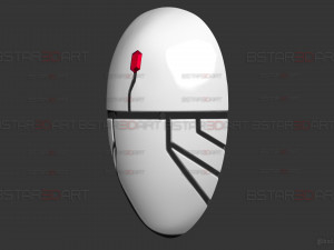 Evileye Half Mask - Overlord Cosplay 3D Print Model