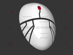 Evileye Half Mask - Overlord Cosplay 3D Print Model