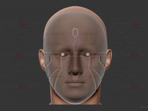 Evileye Half Mask - Overlord Cosplay 3D Print Model