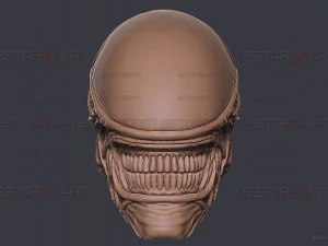 Alien Xenomorph Mask Cosplay 3D Print Model