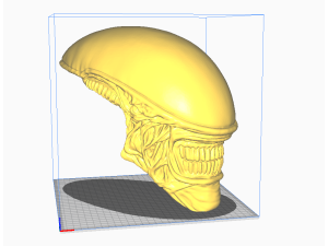 Alien Xenomorph Mask Cosplay 3D Baskı Modeli