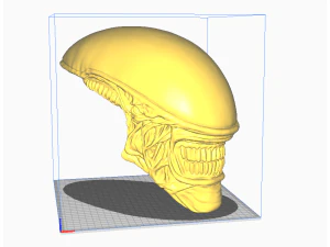 Alien Xenomorph Mask Cosplay 3D Print Model