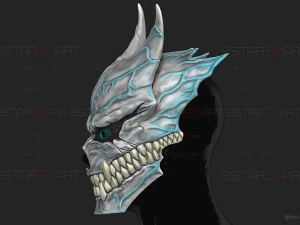 Kaiju No 8 MASK - Kafka Hibino Cosplay 3D Print Model