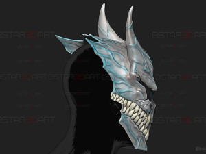Kaiju No 8 MASK - Kafka Hibino Cosplay 3D Принт Модель