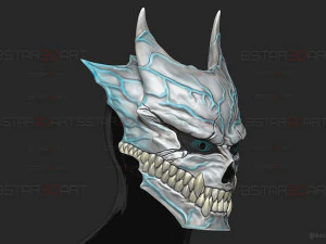 Kaiju No 8 MASK - Kafka Hibino Cosplay 3D Print Model