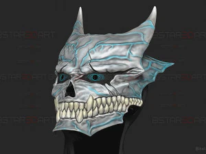 Kaiju No 8 MASK - Kafka Hibino Cosplay 3D Print Model