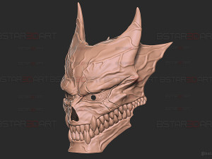 Kaiju No 8 MASK - Kafka Hibino Cosplay 3D Принт Модель