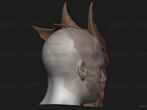 Kaiju No 8 MASK - Kafka Hibino Cosplay 3D Принт Модель