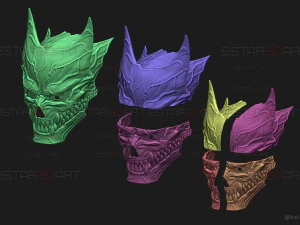 Kaiju No 8 MASK - Kafka Hibino Cosplay 3D Print Model