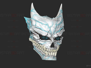 Kaiju No 8 Mask- Moveable Jaw Version - Kafka Hibino Cosplay Model Cetak 3D