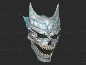 Kaiju No 8 Mask- Moveable Jaw Version - Kafka Hibino Cosplay Model Cetak 3D