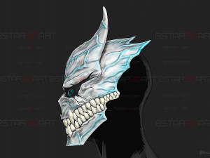 Kaiju No 8 Mask- Moveable Jaw Version - Kafka Hibino Cosplay Model Cetak 3D