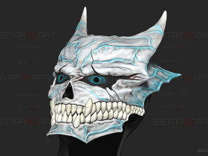 Kaiju No 8 Mask- Moveable Jaw Version - Kafka Hibino Cosplay Model Cetak 3D