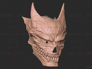 Kaiju No 8 Mask- Moveable Jaw Version - Kafka Hibino Cosplay 3D Print Model