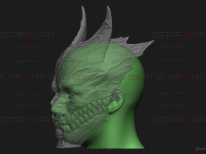 Kaiju No 8 Mask- Moveable Jaw Version - Kafka Hibino Cosplay Model Cetak 3D