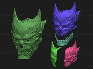 Kaiju No 8 Mask- Moveable Jaw Version - Kafka Hibino Cosplay Model Cetak 3D