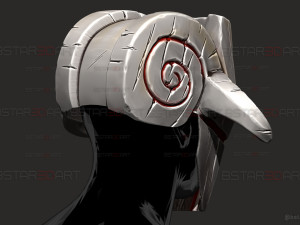 Topeng Juggernaut Dota - Cosplay Halloween Model Cetak 3D